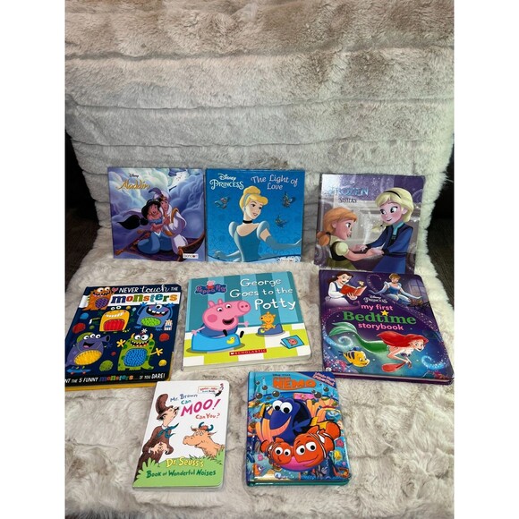 Other - Lot of 8 Children BABY TODDLER DAYCARE‎ PRESCHOOL Kids BOOKS